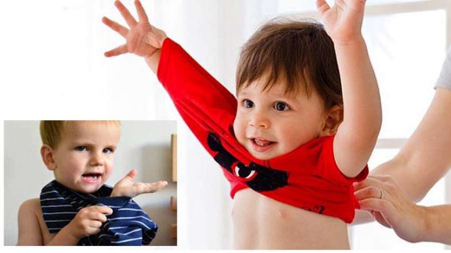 لباس پوشیدن کودکان به راحت ترین شکل ممکن